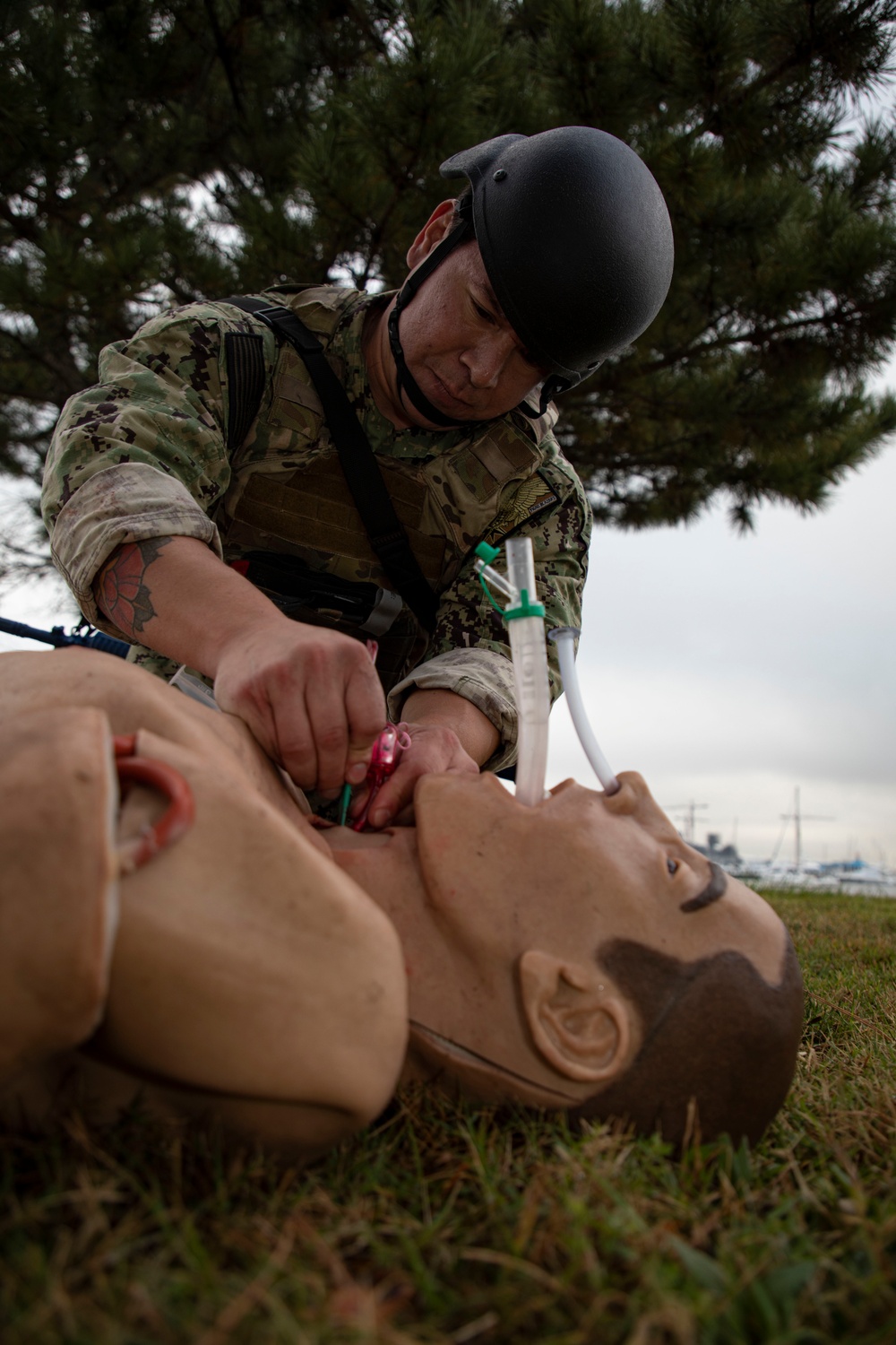 Tactical Combat Casualty Care course hosted by NMRTC Portsmouth