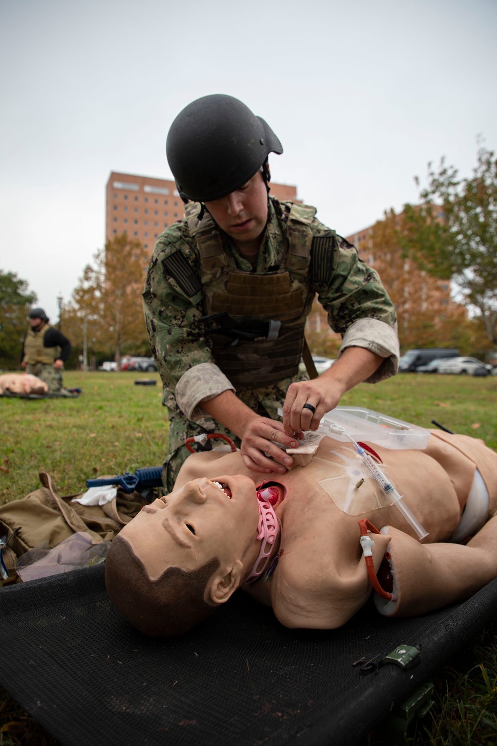 Tactical Combat Casualty Care course hosted by NMRTC Portsmouth