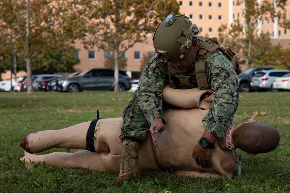 Tactical Combat Casualty Care course hosted by NMRTC Portsmouth