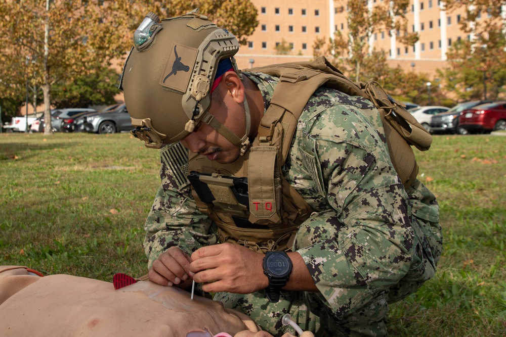 Tactical Combat Casualty Care course hosted by NMRTC Portsmouth