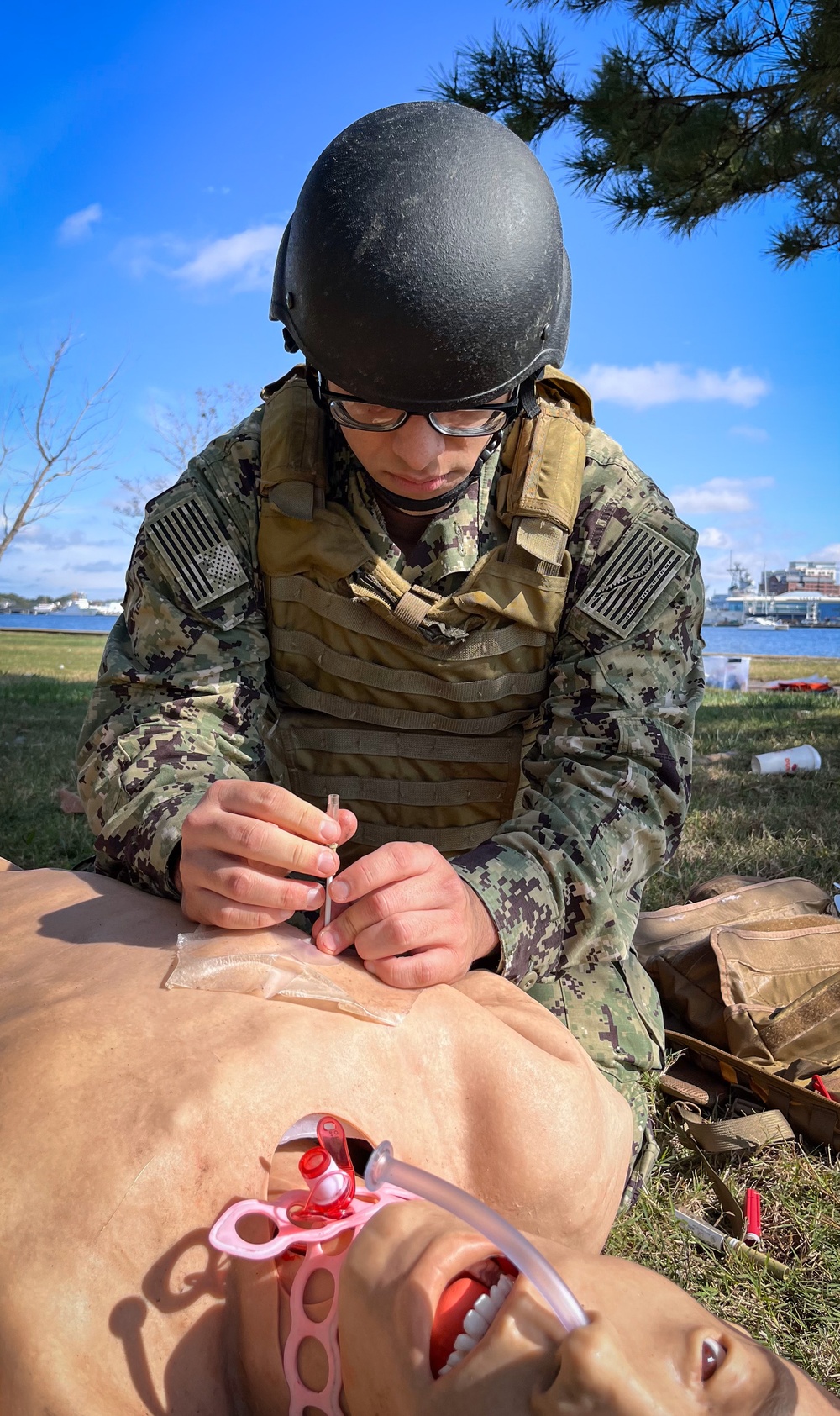 Tactical Combat Casualty Care course hosted by NMRTC Portsmouth