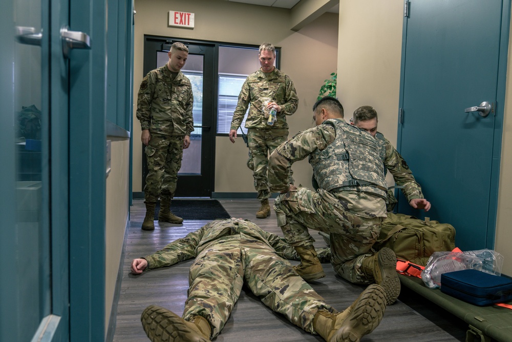 110th Wing Readiness Exercise: Medical SABC Training