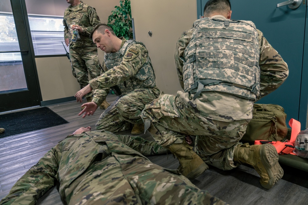110th Wing Readiness Exercise: Medical SABC Training