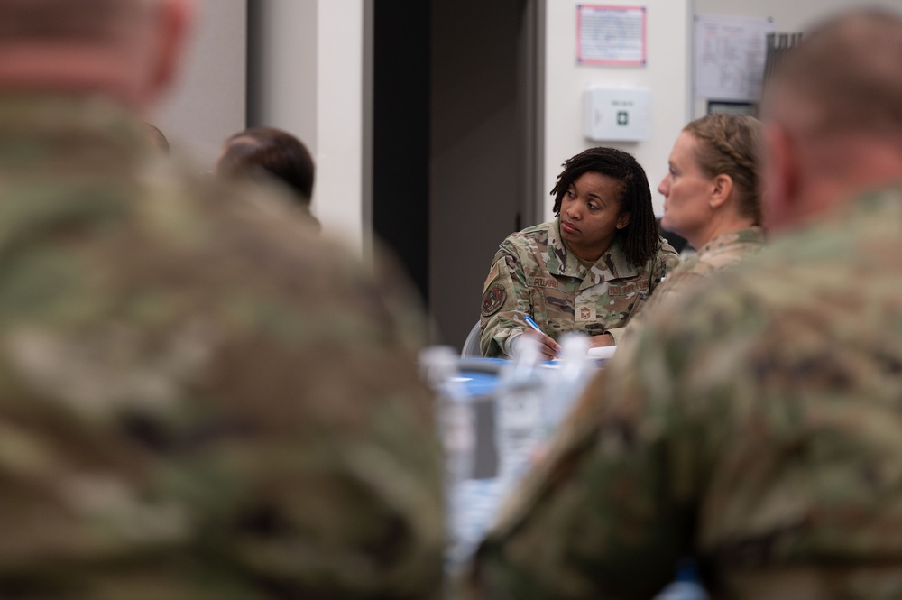 Chief Master Sgt. Pollard visits 102nd Intelligence Wing