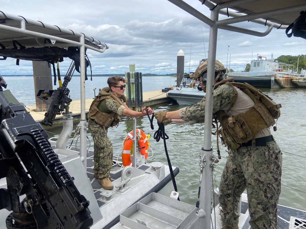 Maritime Expeditionary Security Squadron TWO (MSRON TWO) Completes Final Evaluation Problem (FEP)