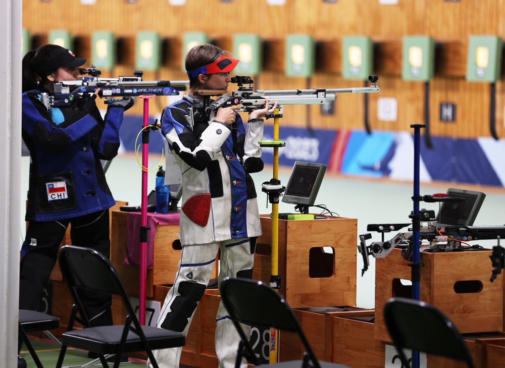 U.S. Army Marksmanship Unit compete in the 2023 Pan American Games