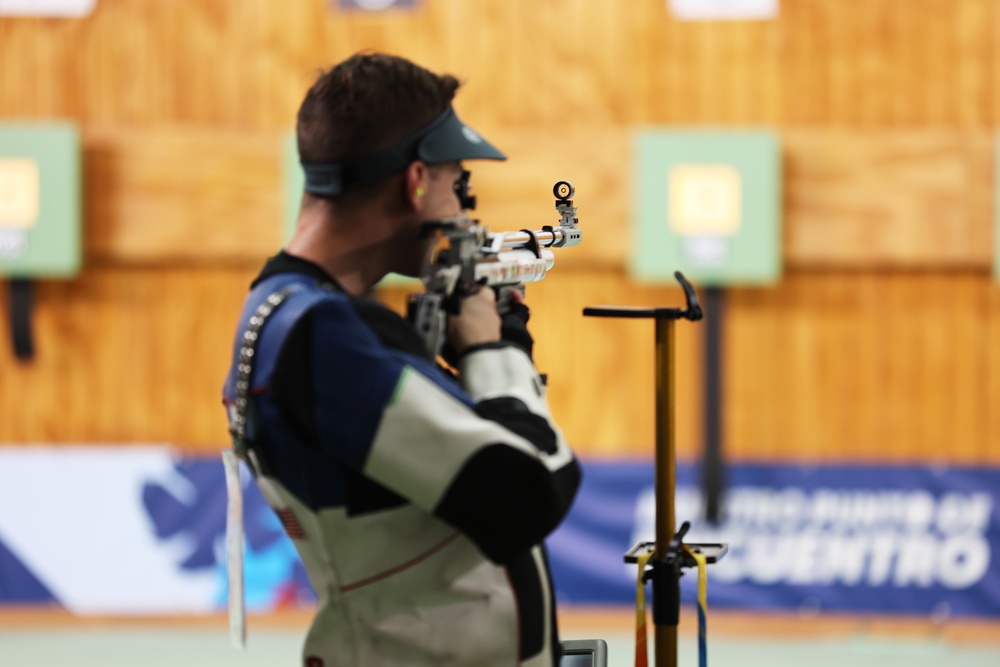 U.S. Army Marksmanship Unit compete in the 2023 Pan American Games