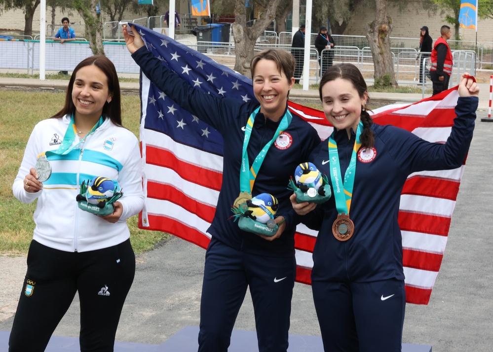 U.S. Army Marksmanship Unit compete in the 2023 Pan American Games