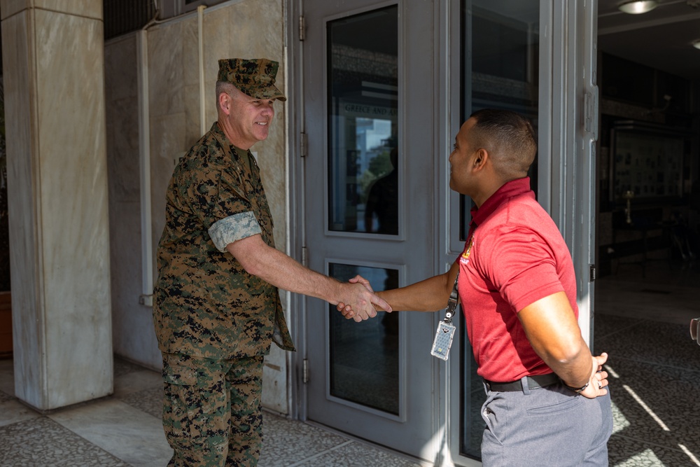 Task Force 61/2 visits the U.S. embassy in Athens