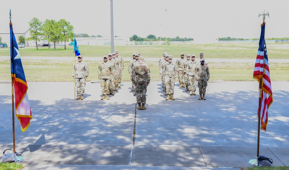 147th Attack Wing communications squadron re-designation ceremony