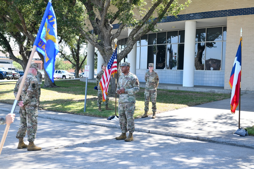 147th Attack Wing communications squadron re-designation ceremony