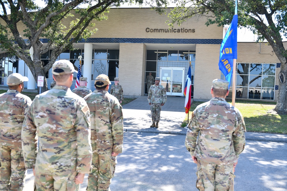 147th Attack Wing communications squadron re-designation ceremony