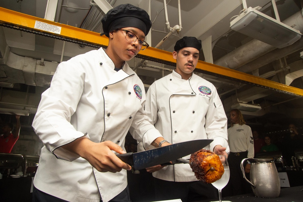 USS Ronald Reagan (CVN 76) hosts cooking competition