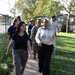 Fort Hamilton Leadership Connects with Residents in Quarterly Walking Town Hall