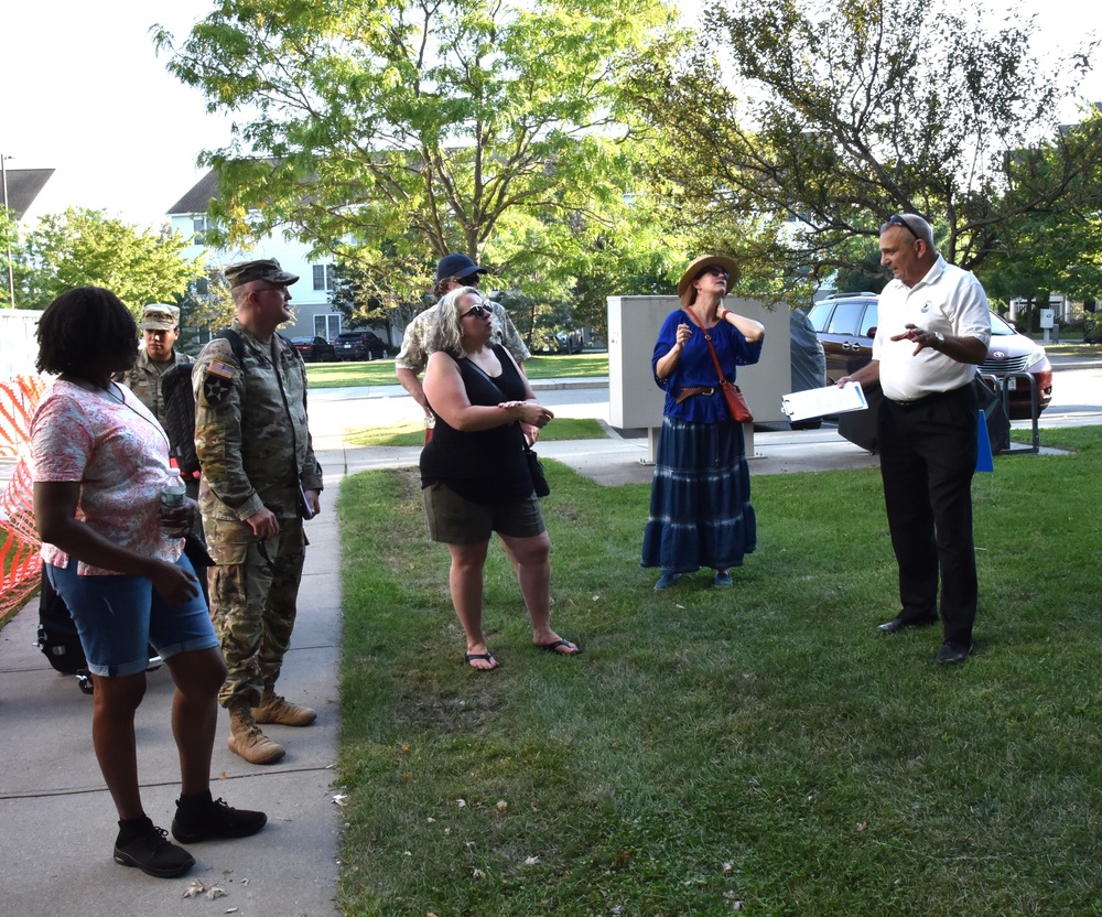 Fort Hamilton Leadership Connects with Residents in Quarterly Walking Town Hall