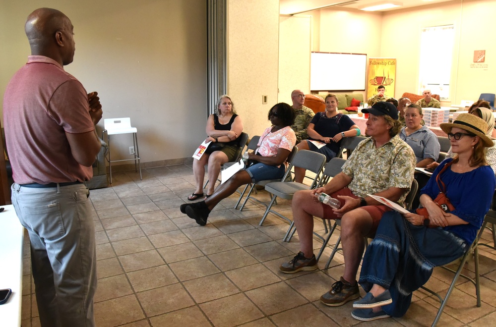 Fort Hamilton Leadership Connects with Residents in Quarterly Walking Town Hall