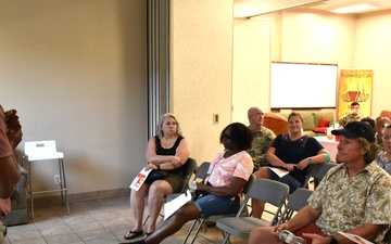 Fort Hamilton Leadership Connects with Residents in Quarterly Walking Town Hall