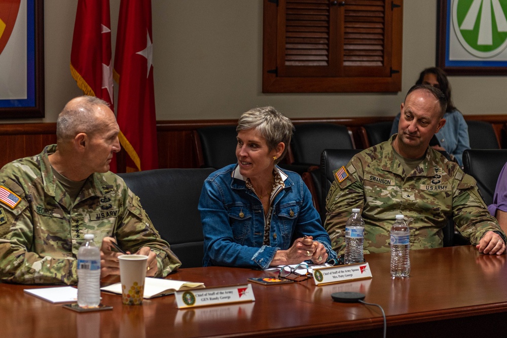 U.S. Army Chief of Staff visits 377th TSC