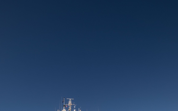 USNS Mercy Departs Pearl Harbor.