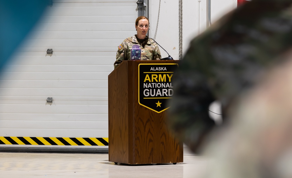 Col. Michele Edwards makes her first remarks