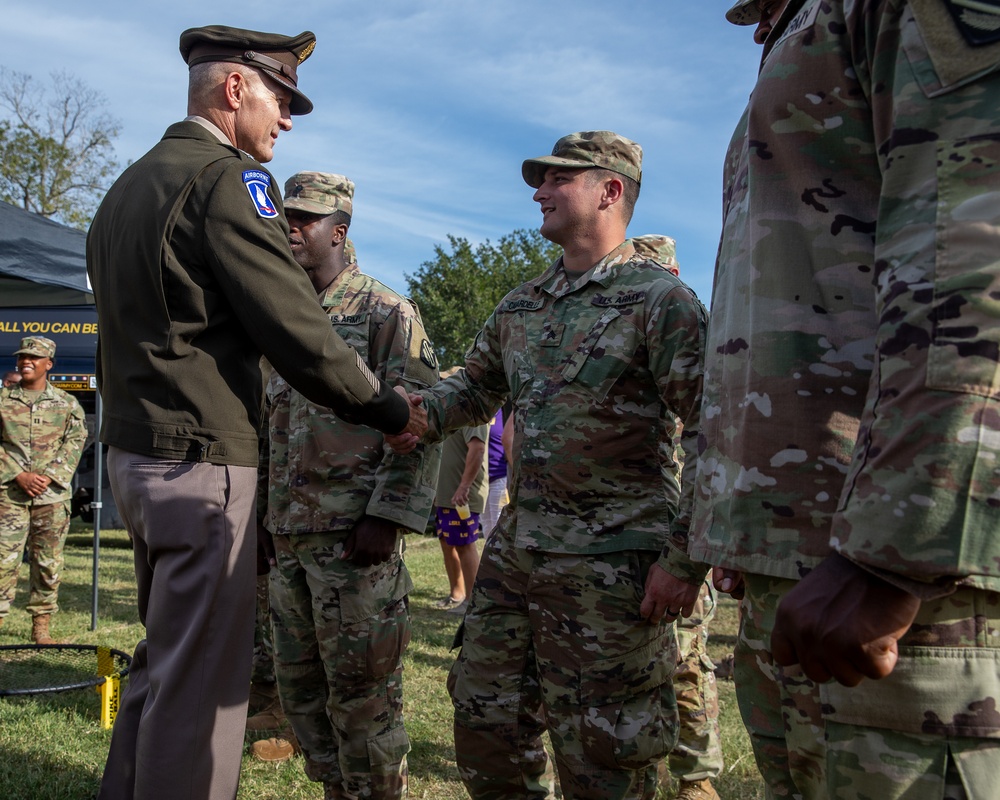 Army Reserve Tailgate at the LSU vs. West Point Football Game