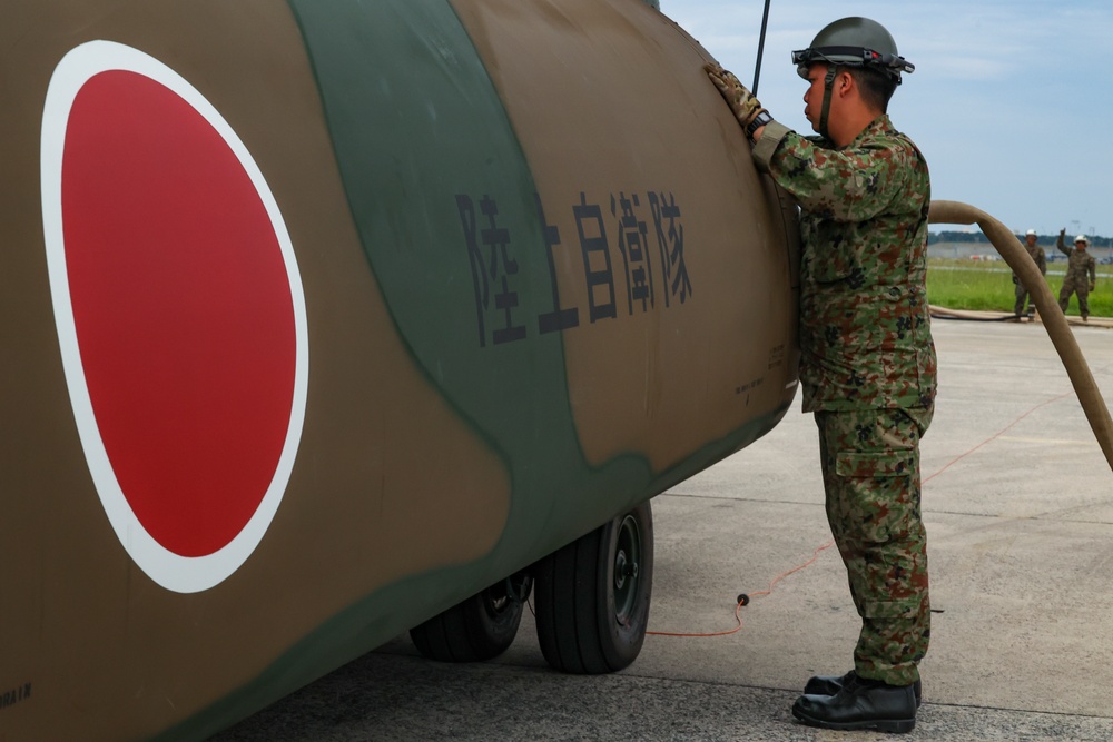 Resolute Dragon 23 FTX | 1st MAW, JGSDF conduct Expeditionary Aircraft Refueling Operations