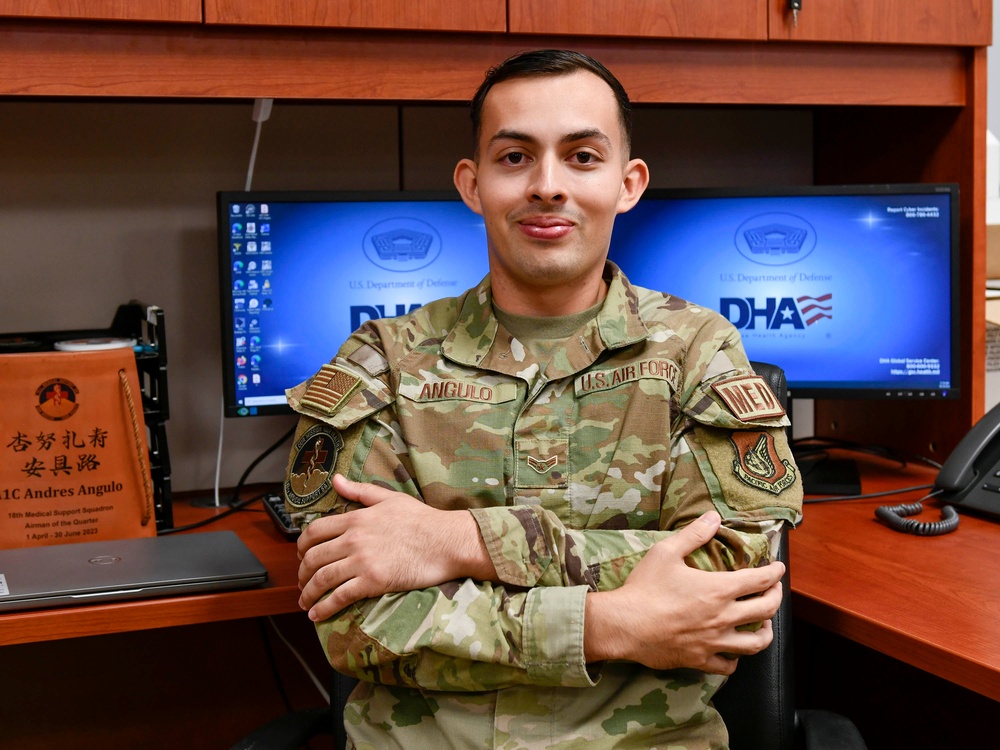 A1C Andres Angulo Airman of the Week