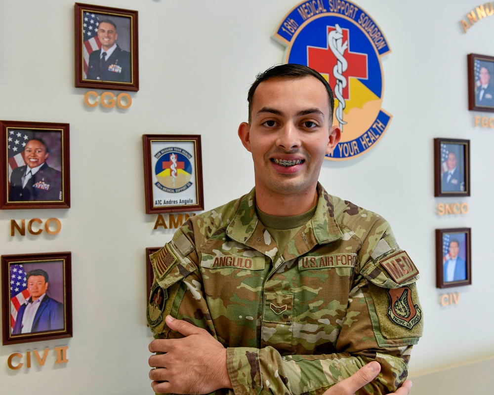 A1C Andres Angulo Airman of the Week