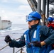 USS Robert Smalls (CG 62) Conducts RAS with USNS Carl Brashear (T-AKE 7)