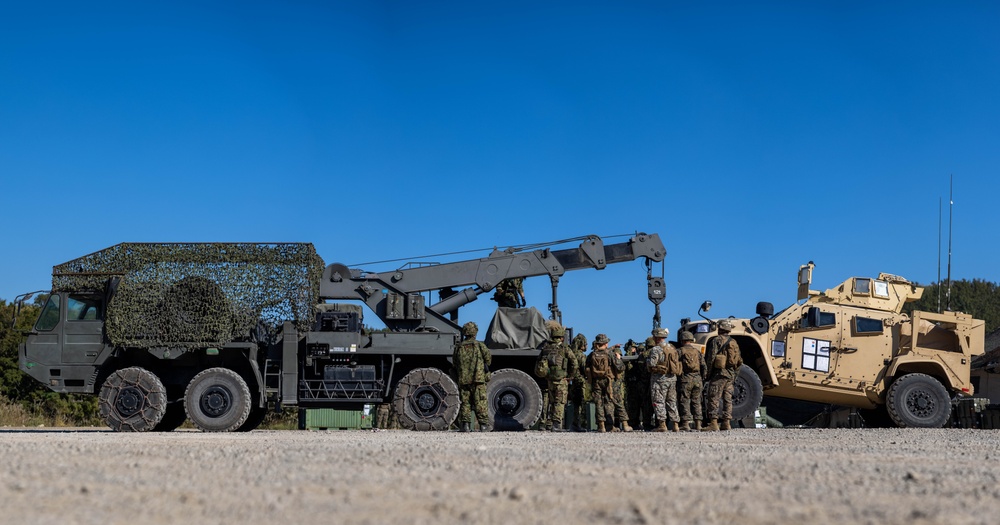 Resolute Dragon 23 FTX | 3rd MLG, JGSDF Conduct Bilateral Vehicle Recovery Operations on Hijyudai