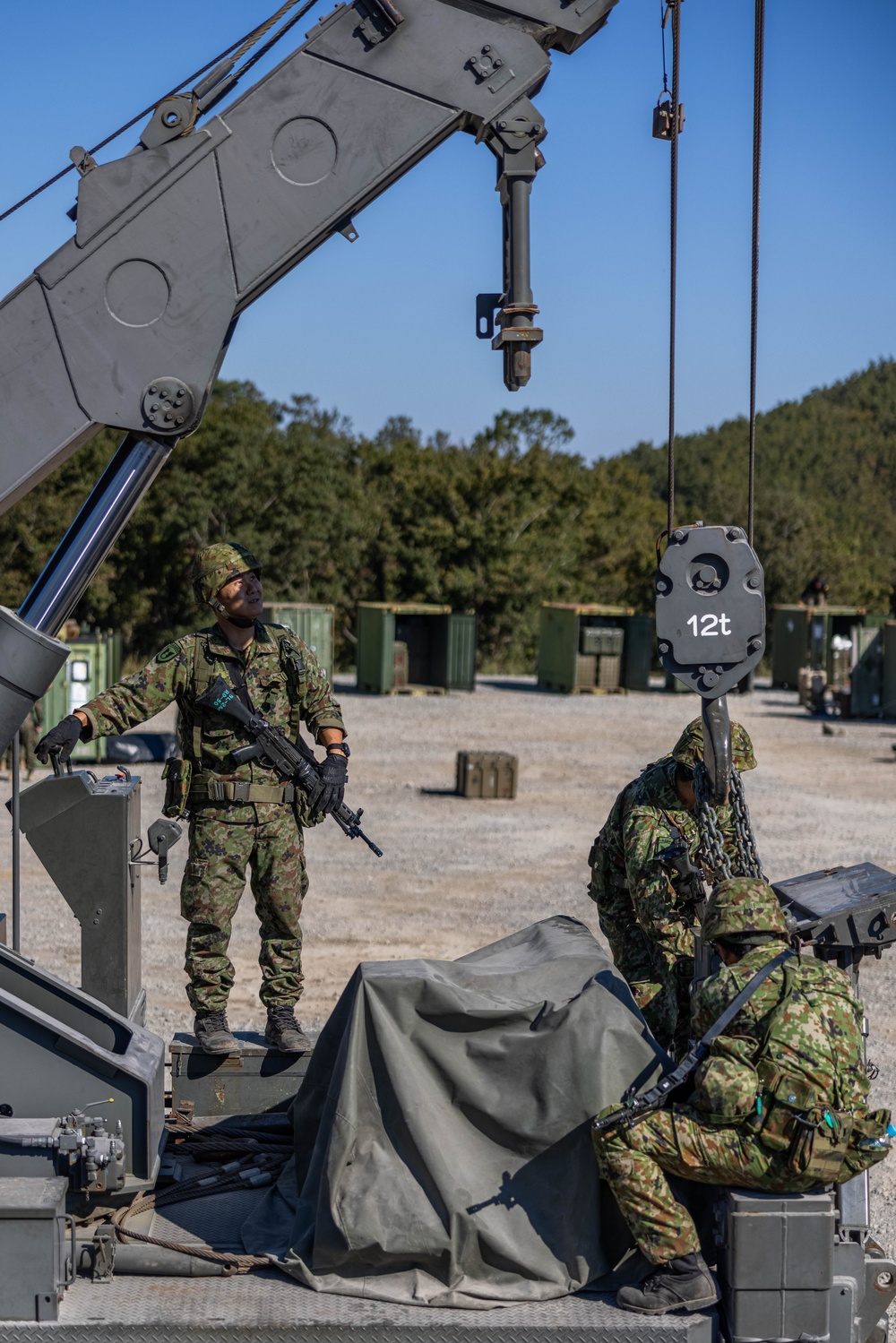 Resolute Dragon 23 FTX | 3rd MLG, JGSDF Conduct Bilateral Vehicle Recovery Operations on Hijyudai