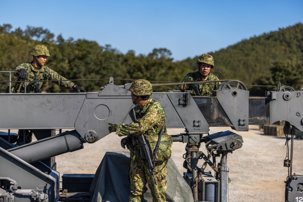 Resolute Dragon 23 FTX | 3rd MLG, JGSDF Conduct Bilateral Vehicle Recovery Operations on Hijyudai