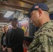 Jonathan Kaplan, U.S. Ambassador to Singapore, and other distinguished guests visit the Arleigh Burke-class guided-missile destroyer USS Rafael Peralta (DDG 115)