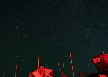 Long exposure tactical vehicle shot