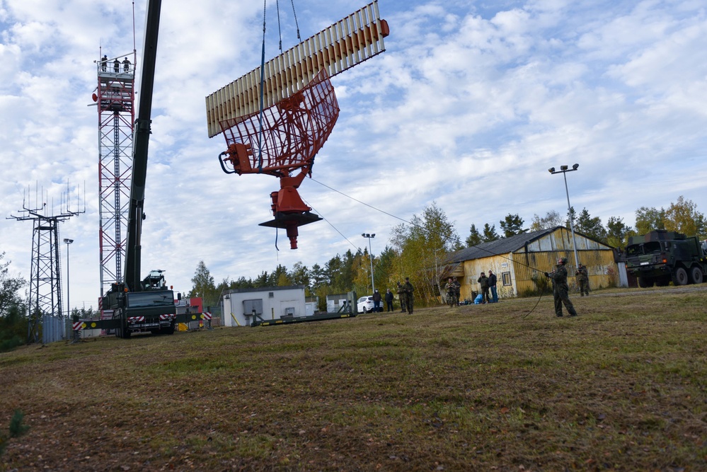 Joint operation removes obsolete radar equipment