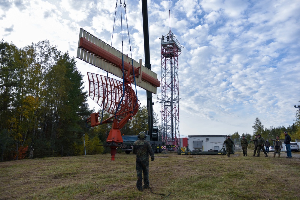 Joint operation removes obsolete radar equipment