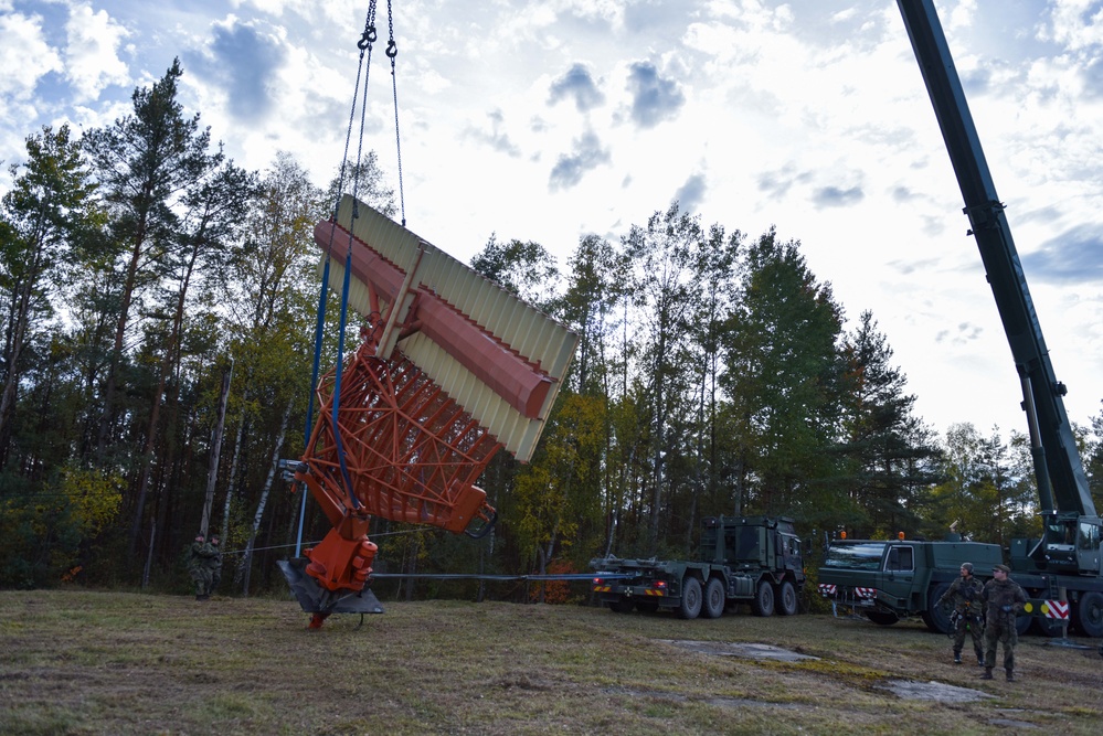 Joint operation removes obsolete radar equipment
