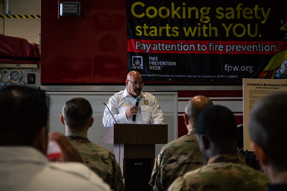 JB MDL kicks off Fire Prevention Week