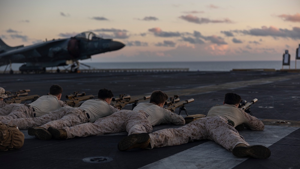 26th MEU(SOC)’s MSPF Conduct a Sniper BZO