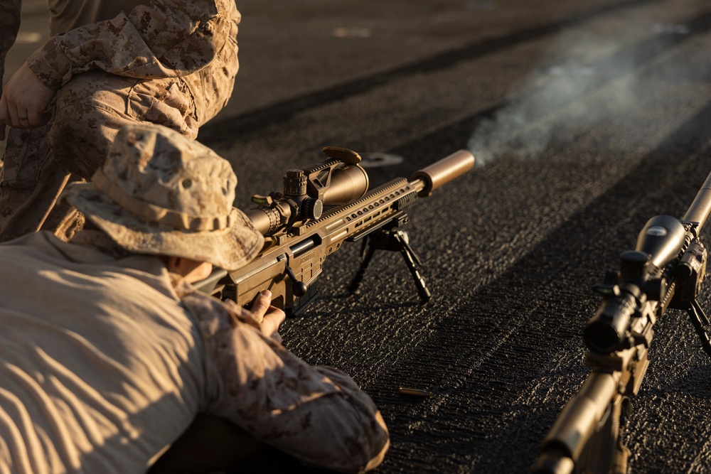 26th MEU(SOC)’s MSPF Conduct a Sniper BZO