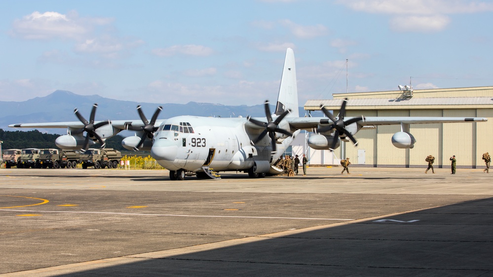 Resolute Dragon 23 | 3d Marine Division, JGSDF Arrive at Vice-Camp Takayubaru