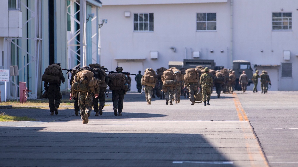 Resolute Dragon 23 | 3d Marine Division, JGSDF Arrive at Vice-Camp Takayubaru