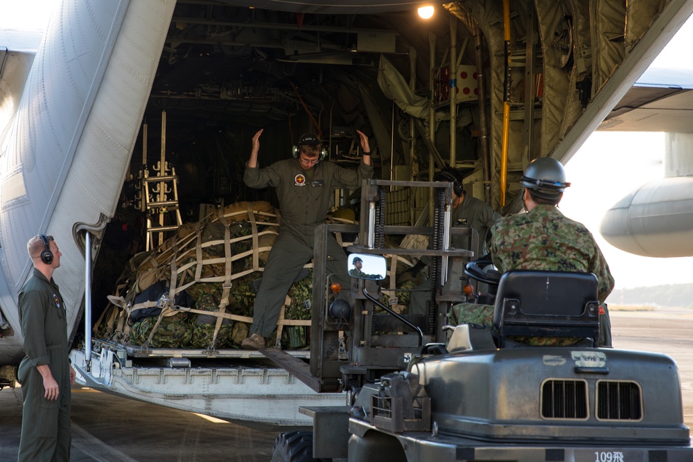 Resolute Dragon 23 | 3d Marine Division, JGSDF Arrive at Vice-Camp Takayubaru