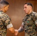 Staff Sgt. Jairo Echeverry receives Navy and Marine Corps Commendation Medal