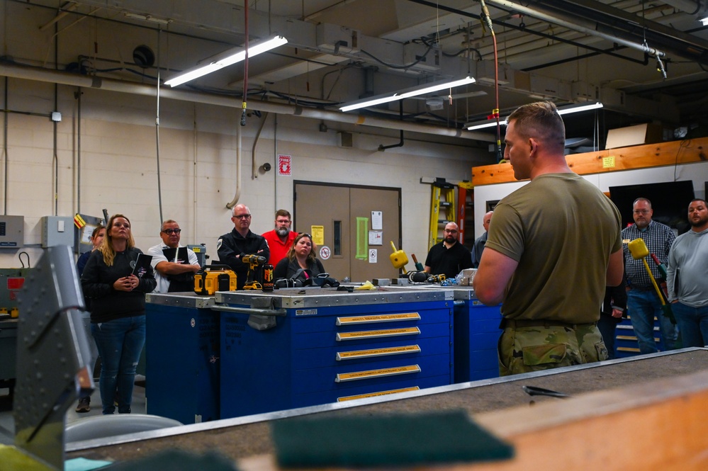 Civic leaders attend Civic Leadership Academy at the 139th Airlift Wing