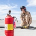 U.S. Marines perform an air delivery ground refueling on F/A-18 Hornet aircraft