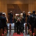 USS Nebraska (Blue) crew and guests hold a memorial ceremony honoring the life of Missile Technician 2nd Class Larry J. Showell.