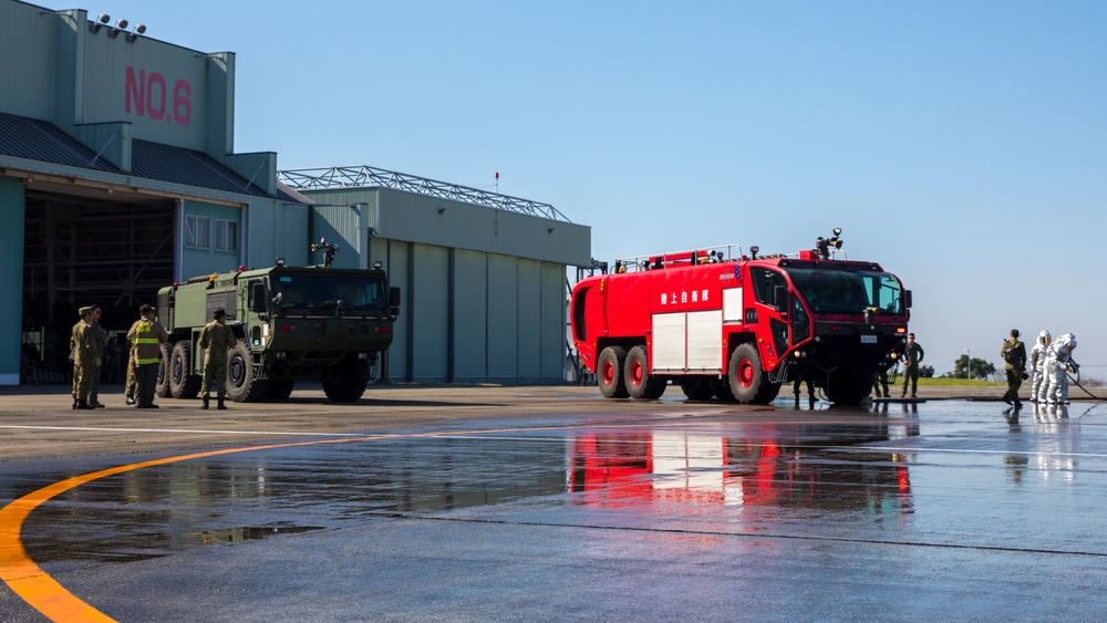 Resolute Dragon 23 FTX | 1st MAW, JGSDF Demonstrate Crash, Fire, Rescue Capabilities