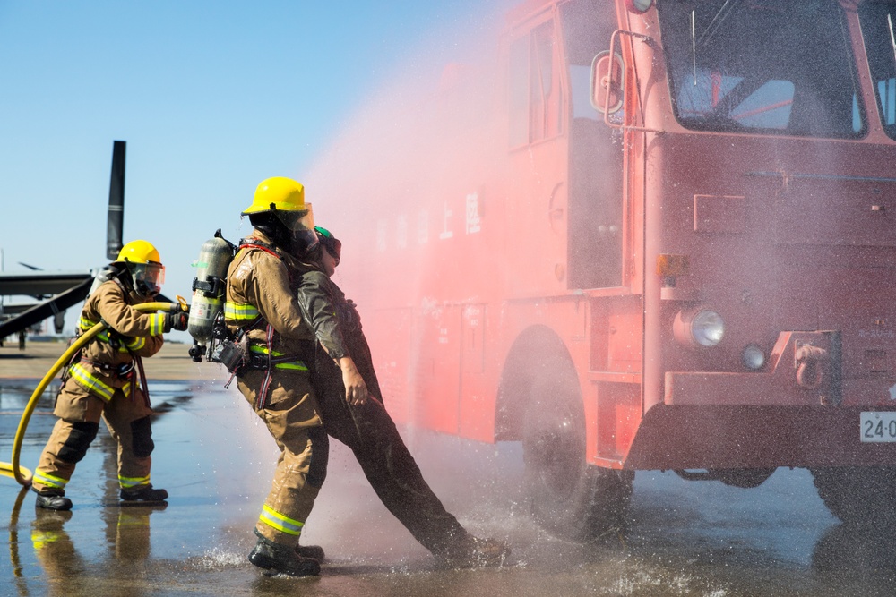 Resolute Dragon 23 FTX | 1st MAW, JGSDF Demonstrate Crash, Fire, Rescue Capabilities