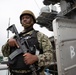 Abraham Lincoln security team stands watch during Force Protection Condition Charlie